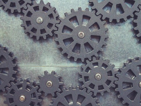 Cogs turning together